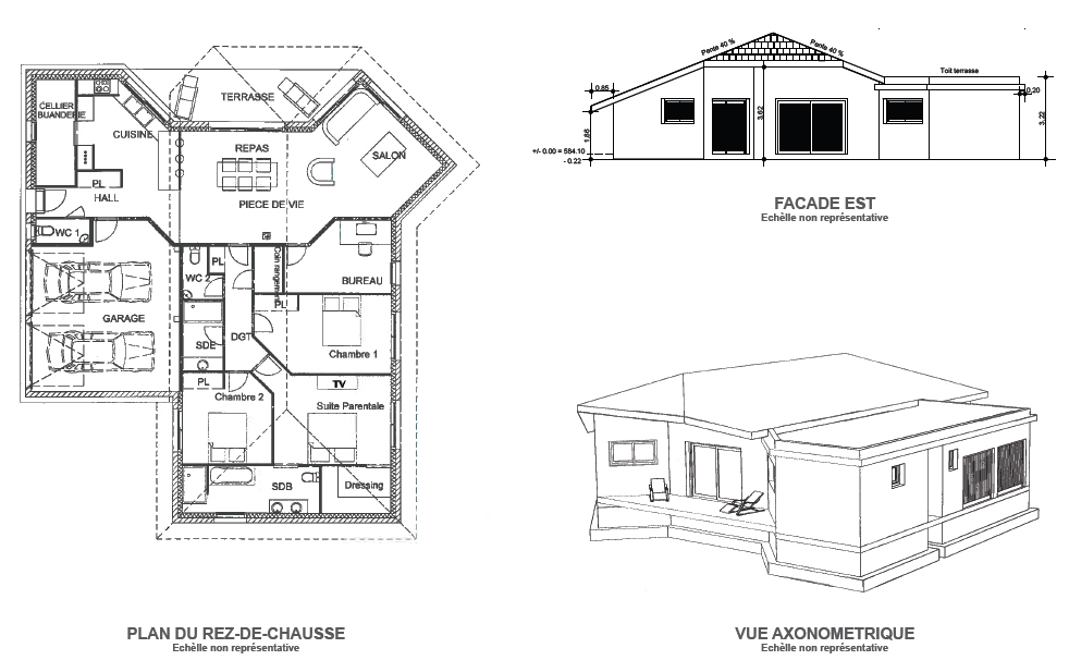 Plans maison Y